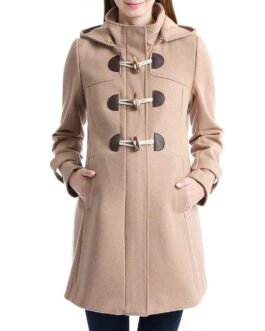 Paisley Wool Maternity Duffle Coat