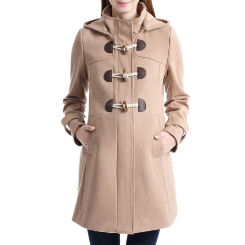 Paisley Wool Maternity Duffle Coat - Image 2