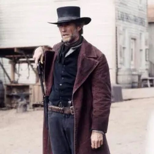 Clint Eastwood Pale Rider Trench Coat - Image 16