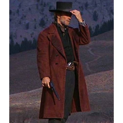Clint Eastwood Pale Rider Trench Coat - Image 20