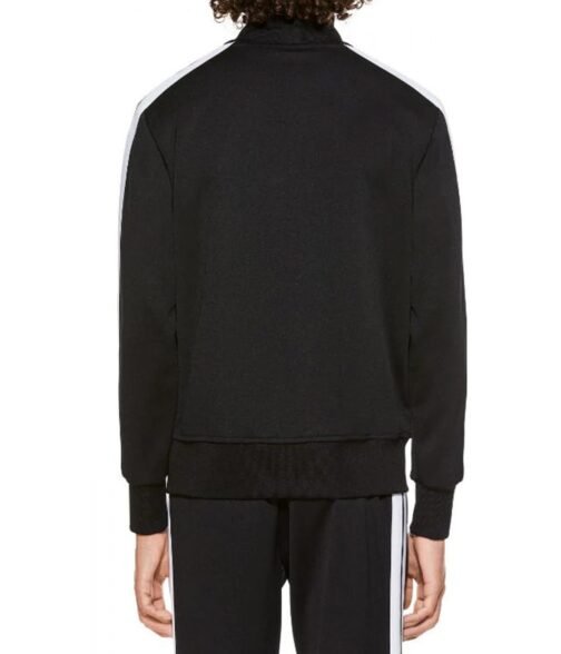 Palm Angels Black Track Stripe Jacket - Image 2