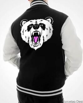 Panda Varsity White/Black Jacket