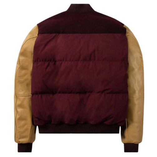 Paper Planes Varsity Wool and Leather Jacket - Image 4