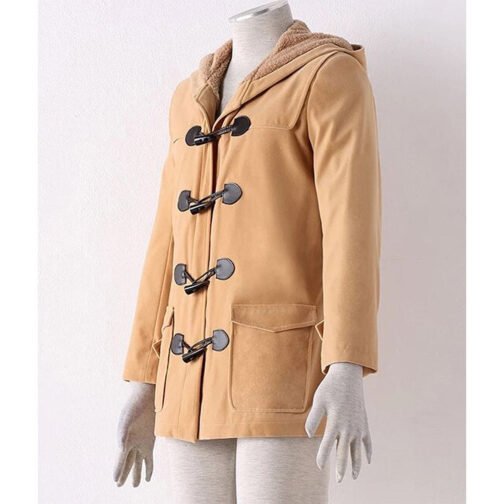 Parasyte Shinichi Izumi Brown Duffel Coat - Image 4