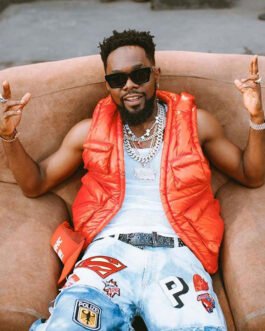 Patoranking The 15th Headies Music Award 2022 Orange Puffer Vest