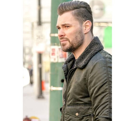 Chicago P.D. S10 Patrick John Flueger Bomber Jacket - Image 5