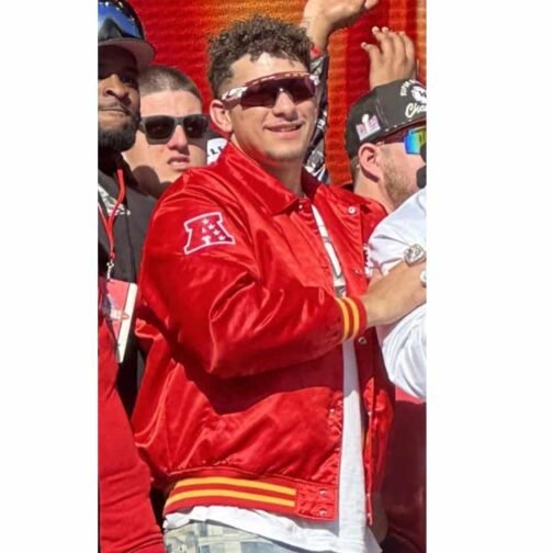 Patrick Mahomes Super Bowl LVIII Kansas City Chiefs Jacket - Image 10