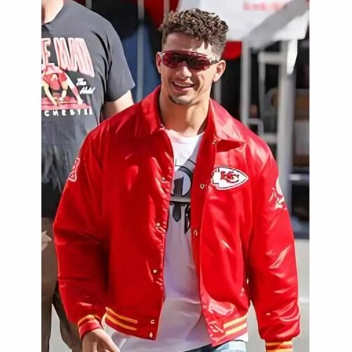 Patrick Mahomes Super Bowl LVIII Kansas City Chiefs Jacket - Image 2