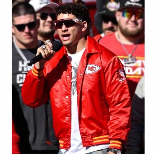 Patrick Mahomes Super Bowl LVIII Kansas City Chiefs Jacket - Image 12