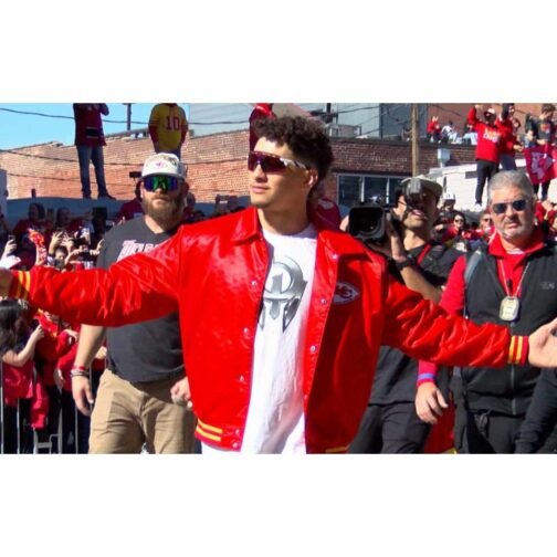 Patrick Mahomes Super Bowl LVIII Kansas City Chiefs Jacket - Image 19