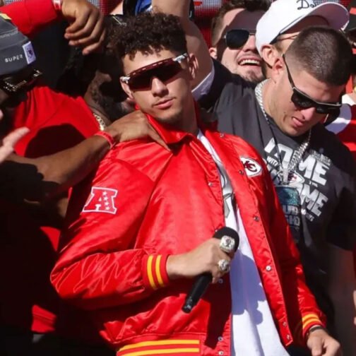 Patrick Mahomes Super Bowl LVIII Kansas City Chiefs Jacket - Image 20