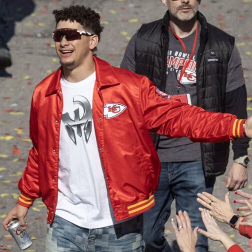 Patrick Mahomes Super Bowl LVIII Kansas City Chiefs Jacket - Image 21