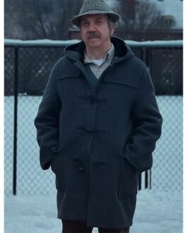 The Holdovers Paul Giamatti Coat