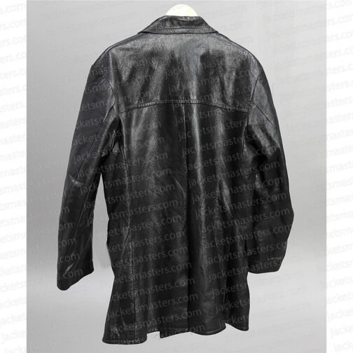 Paul Mcgann Doctor Who Leather Peacoat - Image 3