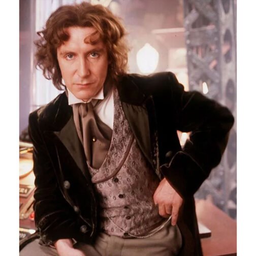 Paul Mcgann Doctor Who Green Trench Coat - Image 4