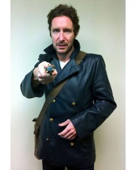 Paul Mcgann Doctor Who Leather Peacoat