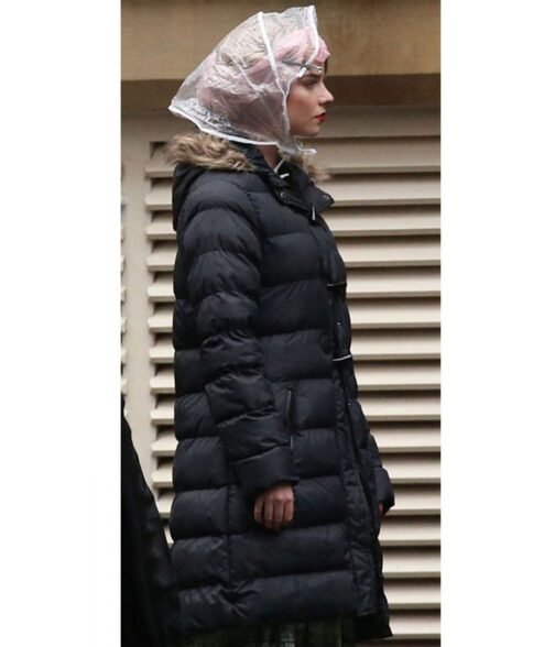 Peaky Blinders S05 Anya Taylor-Joy Puffer Black Parka - Image 6
