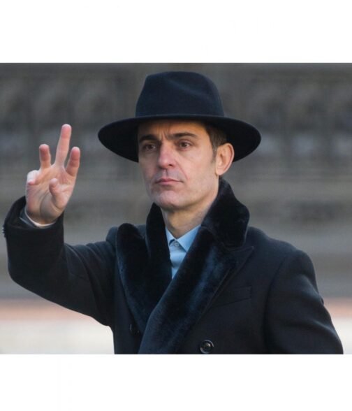 Pedro Alonso Money Heist Season 05 Black Wool Coat - Image 12