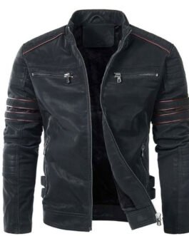 Men’s Pegasus Biker Leather Jacket