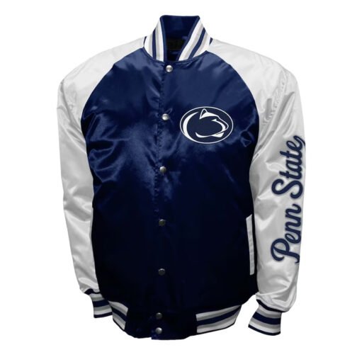 Penn State Nittany Lions The Game Navy Satin Jacket
