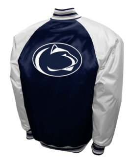 Penn State Nittany Lions The Game Navy Satin Jacket