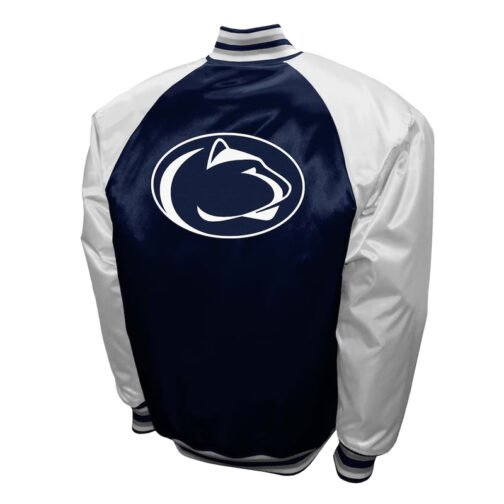 Penn State Nittany Lions The Game Navy Satin Jacket - Image 2