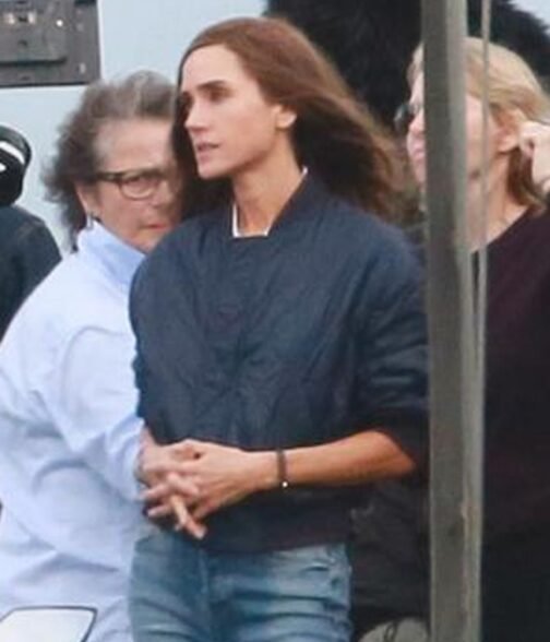 Jennifer Connelly Top Gun Maverick Blue Jacket