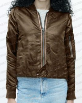 Jennifer Connelly Top Gun Maverick Brown Jacket