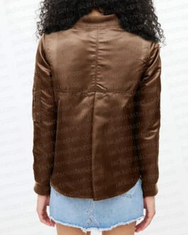 Jennifer Connelly Top Gun Maverick Brown Jacket