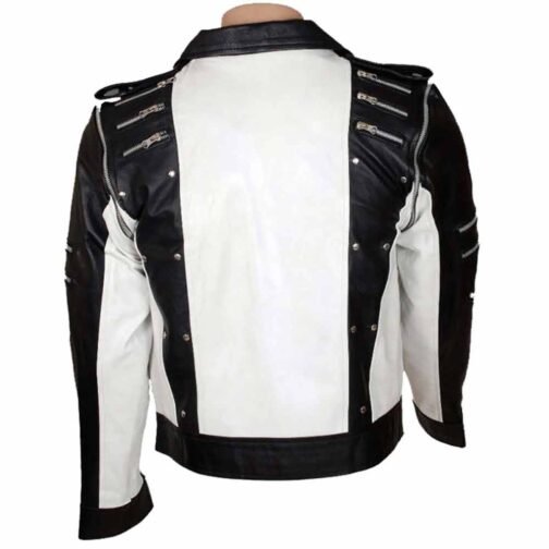 Michael Jackson Pepsi Zipper Leather Jacket - Image 3