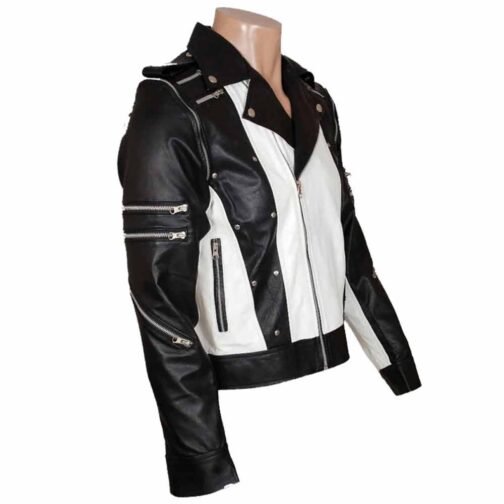 Michael Jackson Pepsi Zipper Leather Jacket - Image 4