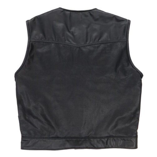 Perforated 415 Cowhide Leather Vest - Image 2