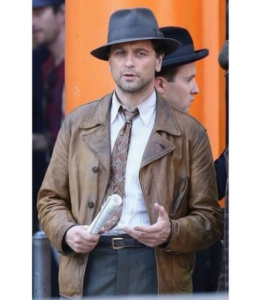 Perry Mason Matthew Rhys Brown Leather Jacket - Image 2