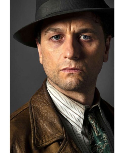 Perry Mason Matthew Rhys Brown Leather Jacket - Image 10
