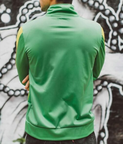 Chie Satonaka Persona 4 Golden Green Leather Jacket - Image 5