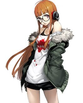 Futaba Sakura Persona 5 Cotton Jacket with Hood