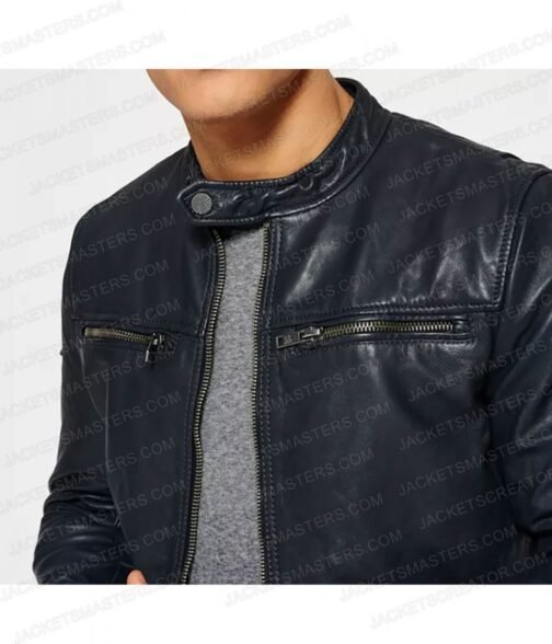 Peter Gadiot Queen of the South Leather Jacket - Image 4