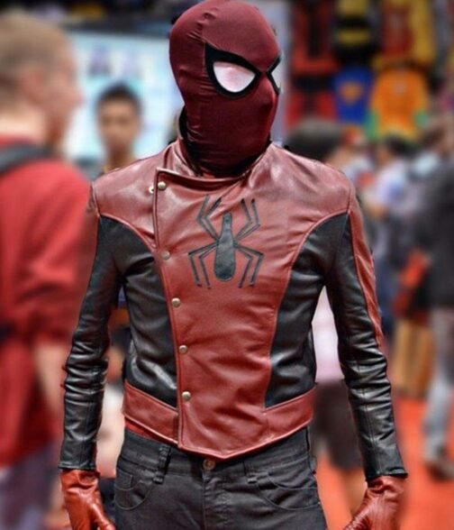 Spiderman The Last Stand Peter Parker Red and Black Jacket - Image 6