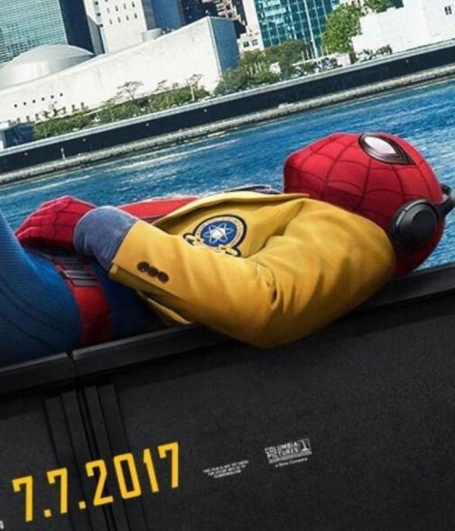 Tom Holland Spiderman Homecoming High School Yellow Blazer - Image 7