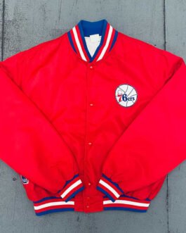 1980’s Philadelphia 76ers Red Bomber Jacket