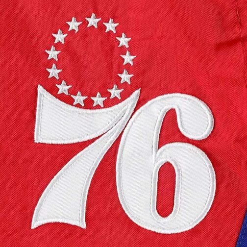 Body Check Philadelphia 76ers Half-Zip Hoodie Jacket - Image 4
