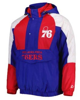 Body Check Atlanta Hawks Half-Zip Hoodie Jacket