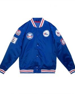 Philadelphia 76ers Champ City Royal Blue Jacket
