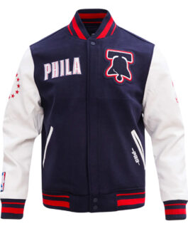 Philadelphia 76ers City of Brotherly Love Varsity Jacket