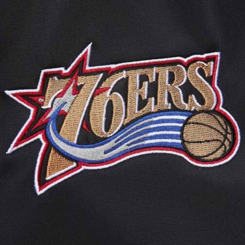 Philadelphia 76ers Color Blocked Full-Zip Track Jacket - Image 3