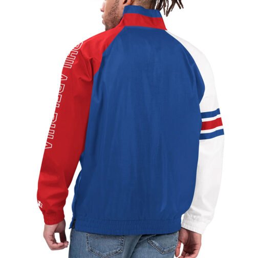 Philadelphia 76ers Elite Half Zip Pullover Jacket - Image 2
