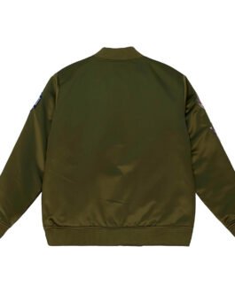 Philadelphia 76ers Flight Green Satin Jacket