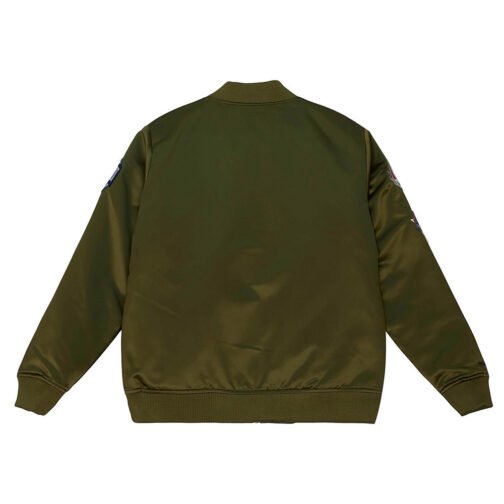 Philadelphia 76ers Flight Green Satin Jacket - Image 2