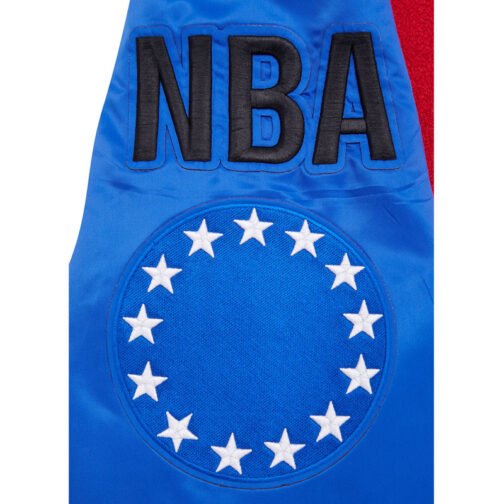 Philadelphia 76ers Mashup Classic Rib Satin Jacket - Image 8
