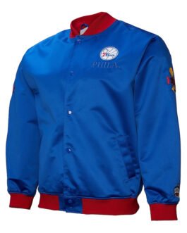 Philadelphia 76ers OG 3.0 Lightweight Royal Satin Jacket